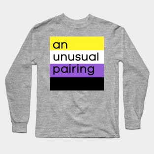 an unusual pairing non-binary Long Sleeve T-Shirt